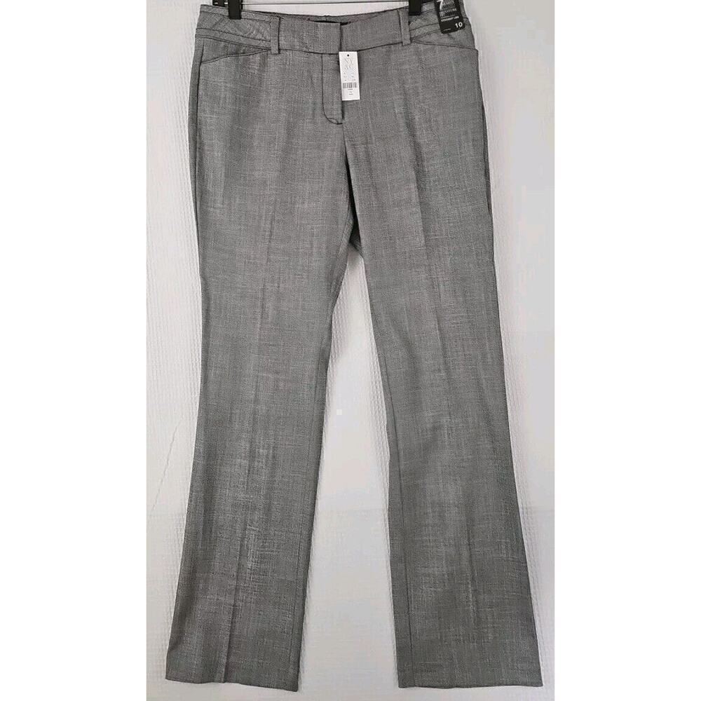 7th Avenue ~Woman 10~ Gray Average Design Studio Signature Fit Straight Leg NWT.